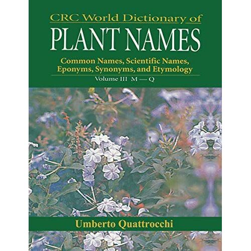 Crc World Dictionary Of Plant Nmaes