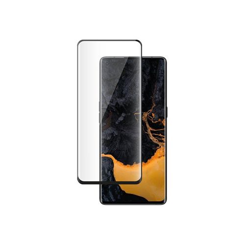 Bigben Connected Peglassfindx3l - Protection D'écran Pour Téléphone Portable - 2.5d - Verre - Couleur De Cadre Noir - Pour Oppo Find X3 Lite
