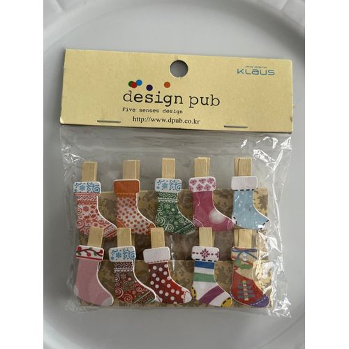 Petites Pinces Chaussettes De Noel 