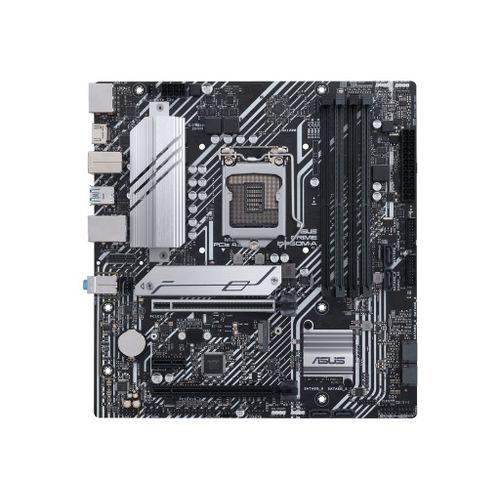 ASUS PRIME B560M-A - Carte-mère - micro ATX - Socket LGA1200 - B560 Chipset - USB 3.2 Gen 2, USB 3.2 Gen 1, USB-C Gen2 - Gigabit LAN - carte graphique embarquée (unité centrale requise) - audio...
