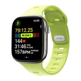 Nomad Bracelet Tempo En Silicone Watch Series 1 11 / Se / Ultra (44/45/46/49 Mm) Wide Fit Lime