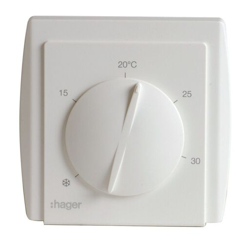 Thermostat à membrane classe II, à contact inverseur
