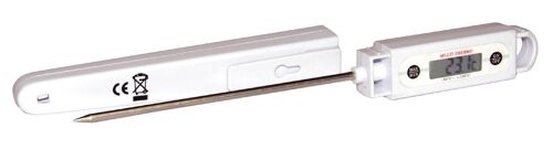 Thermomètre électronique portable - A pointe inox de -30 à +150°C