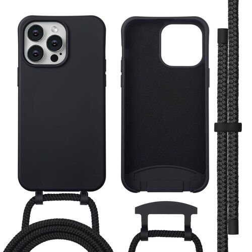 Imoshion Coque Arrière Color Avec Cordon Amovible Et Magsafe Iphone 14 Pro Max Noir