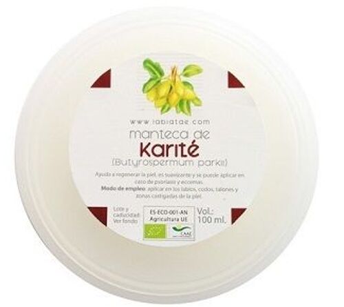 Beurre De Karité 100% Pur Bio 100 Ml 