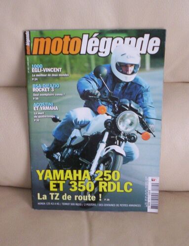 Moto Légende N° 145 - Yamaha 250 Et 350 Rdlc - Honda 125 K3 À K5 - Terrot 500 Rgso - 1000 Egli-Vincent...