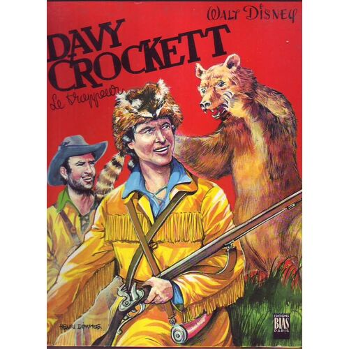 Davy Crockett Le Trappeur - Livre À Système  A Roue Henri Dimpre . Edition Bias 1966