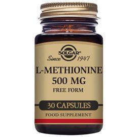 L-Méthionine 500 Mg 30 Gélules Végétales 