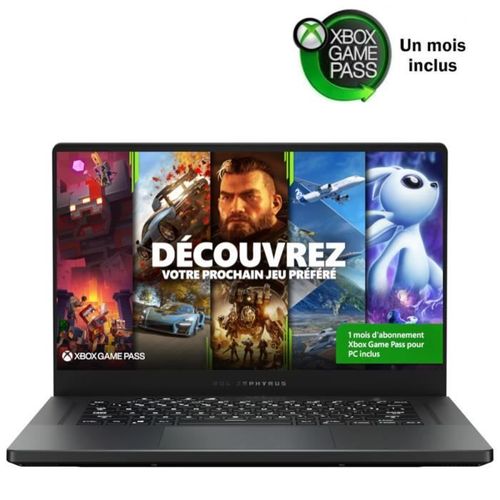 ASUS ROG Zephyrus G15 GA503QM-008T - Ryzen 7 5800HS 2.8 GHz 16 Go RAM 1 To SSD Noir