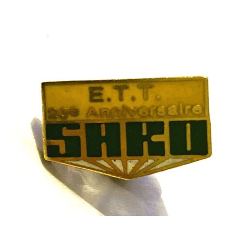 Pins Transports Ett Shko Saro Anniversaire 20 Ans / Base Dorée
