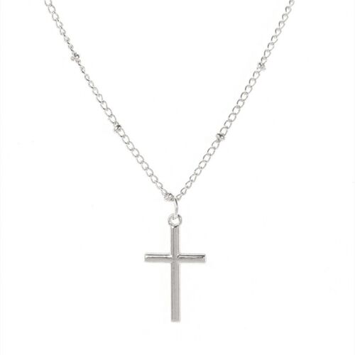 Collier Avec Croix Argent