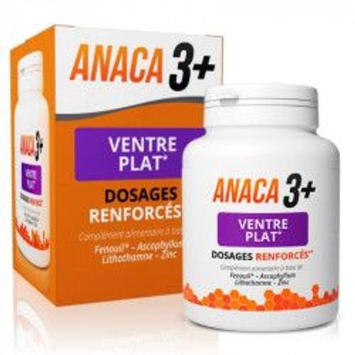 Anaca 3 Ventre Plat Dosages Renforcés 60 Gélules 