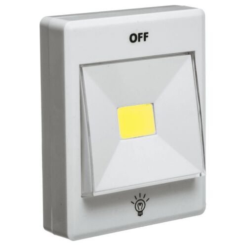 Spot Avec Interrupteur "Lumineux" 10cm Blanc