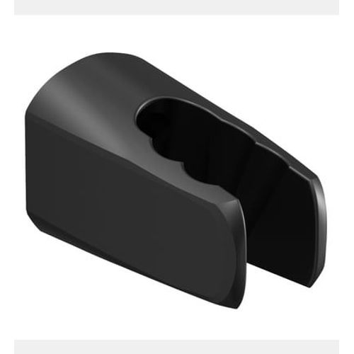 Support pommeau de douche noir mat