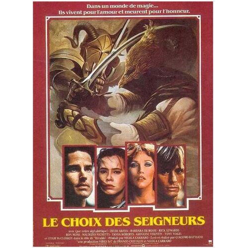 Le Choix Des Seigneurs Affiche Cinéma 120 X 160 Cm