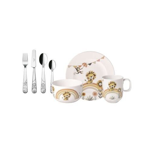 Roar Like A Lion Ensemble De Vaisselle Pour Enfant 7 Pcs