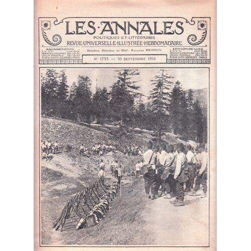 Les Annales Politiques Et Littéraires 1733