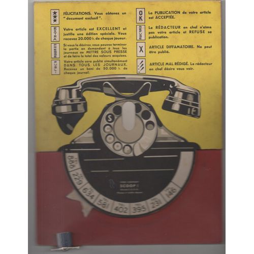 Téléphone Plateau Pour Jeu Scoop