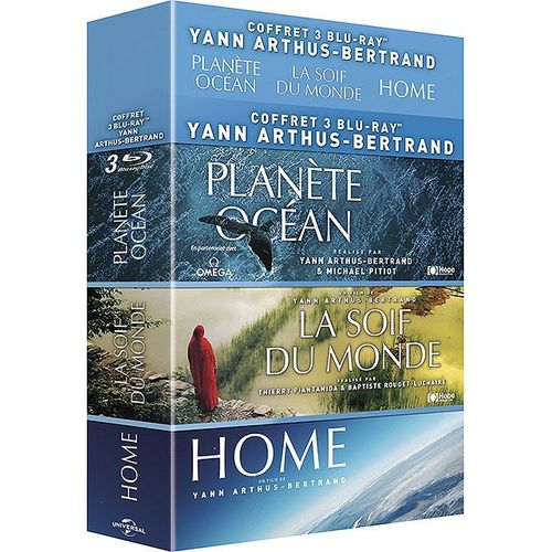 Coffret Yann Arthus-Bertrand - Planète Océan + La Soif Du Monde + Home - Pack - Blu-Ray