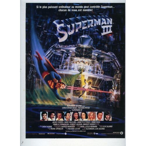 Superman 3, Synopsis, De Richard Lester, Avec Christopher Reeve, Richard Pryor, Jackie Cooper