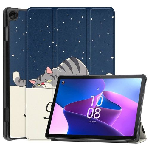 Housse Pour Lenovo Tab M10 3eme Generation Tb-328fu / Tb-328xu (10,1 Pouces) - Etui Coque Pochette Simili Cuir - Good Night