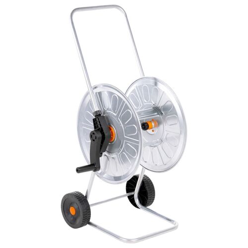vidaXL Chariot enrouleur pour tuyau de 60 m 1/2"" acier