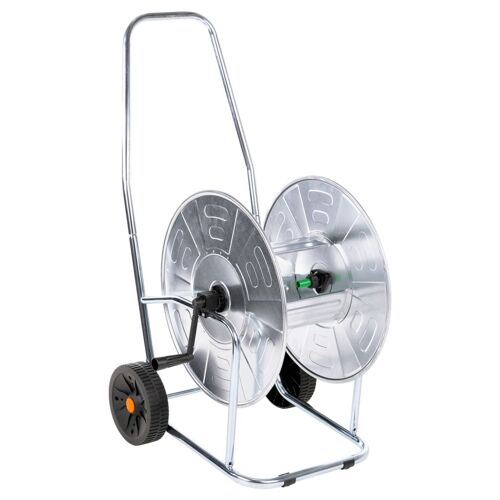 vidaXL Chariot d'enrouleur pour tuyau de 80 m 3/4"" acier