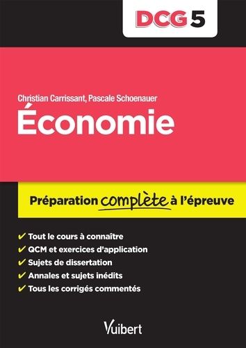 Economie Dcg 5 - Préparation Complète À L'épreuve