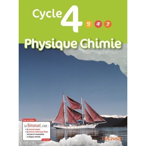 Physique Chimie Cycle 4 (5e/4e/3e) - Edition 2017