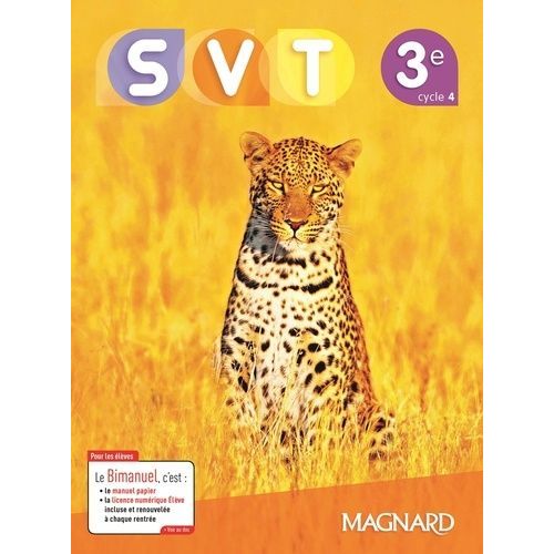 Svt Sciences De La Vie Et De La Terre 3e Cycle 4