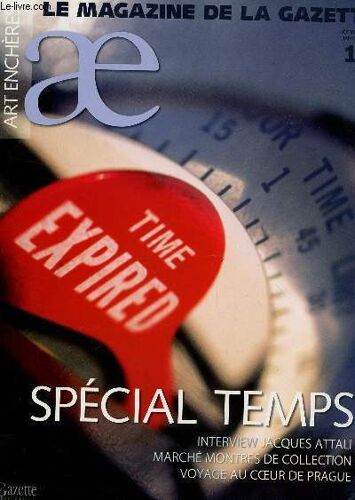 Ae, Le Magazine De La Gazette - N°12 - Dec 2001-Janv 2002 / Special Temps - Interview Jacques Attali - Montres De Collection - Au Coeur De Prague...