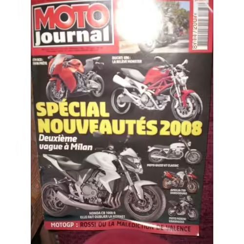 Moto Journal 1783 De 2007 Triumph 2300 Rocket 3 Touring,Bmw R1200gs,