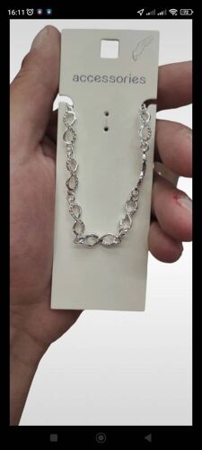 Bracelet Infini Argenté Pour Femme