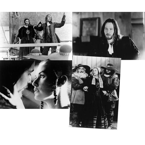 Les Amants Du Nouveau Monde (The Scarlet Letter) : Jeu De 4 Photos De Presse Argentique Noir Et Blanc - Format 13x18cm - De Roland Joffé Avec Demi Moore, Gary Oldman, Robert Duvall - 1996