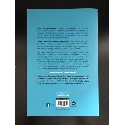 Verity ( Vf ) - Colleen Hoover