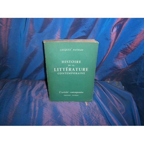 Histoire De La Littérature Contemporaine