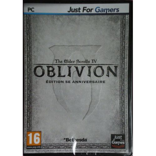 Oblivion "The Elder Scrolls Iv" Edition 5ème Anniversaire - Collection Complète / Just For Gamers Pc