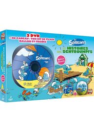 Les Schtroumpfs - Les Histoires Des Schtroumpfs - Coffret 3 Dvd + Kit De Plage (Ballon Et Frisbee) - Édition Limitée