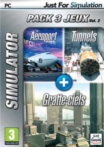 Tripack Aéroport - Tunnels - Gratte Ciels Pc