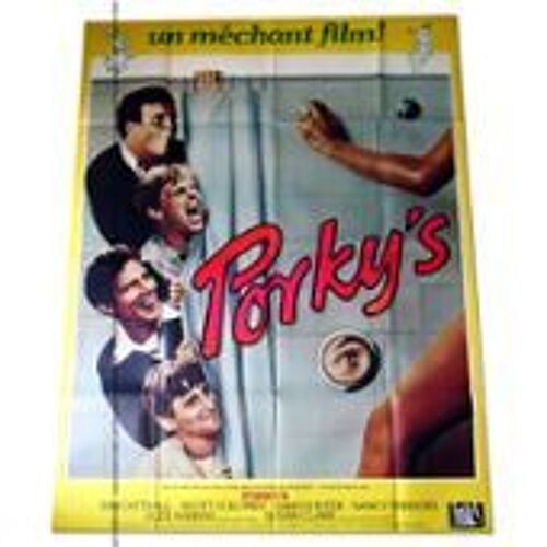 Porky's - Bob Clark - Kim Cattrall - Susan Clark - Affiche De Cinéma Pliée 60x40 Cm
