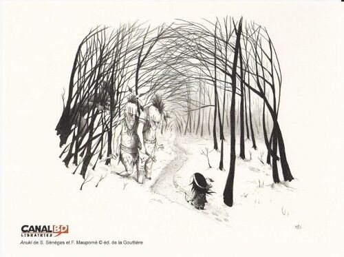 Ex-Libris Canal Bd De Stéphane Sénégas Dans Anuki