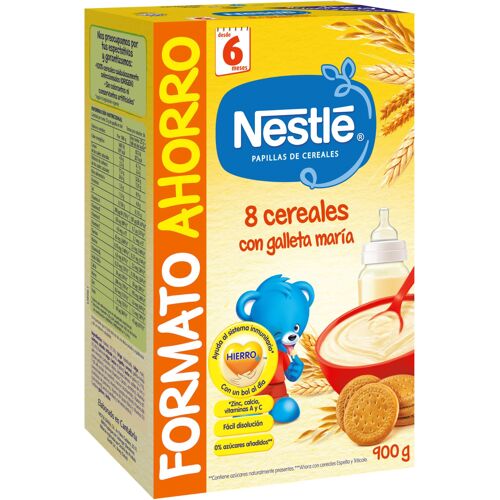 Nestle Nestlé Bouillie 8 Céréales Avec Mary Cookie 900g 