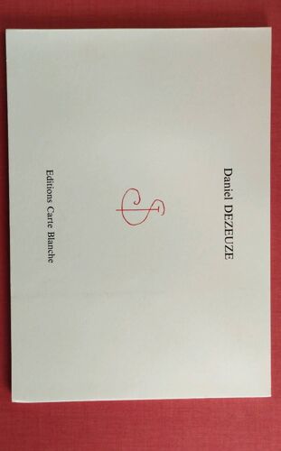 Daniel Dezeuze "S-Clavo" Carte Blanche, Collection Le Paysage, 1986.