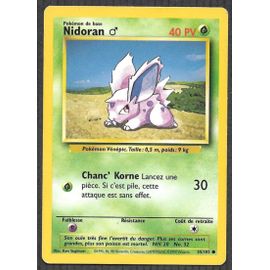 Carte Pokémon Nidoran 55/102 - Set De Base Wizards (Vf)