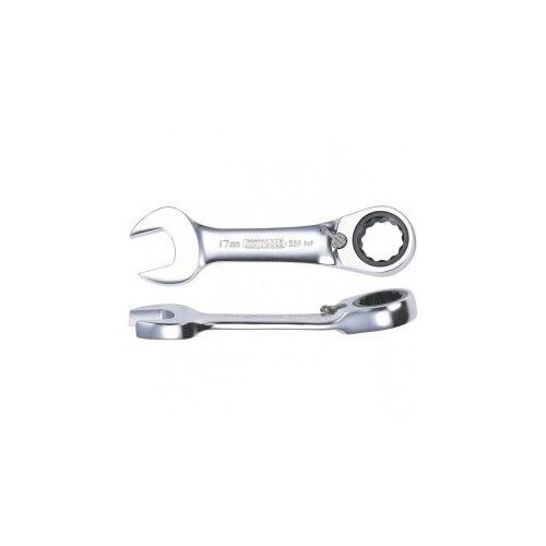 Mini clé mixte à cliquet reversible CHROMEplus , 72 dents  14 mm, sur support