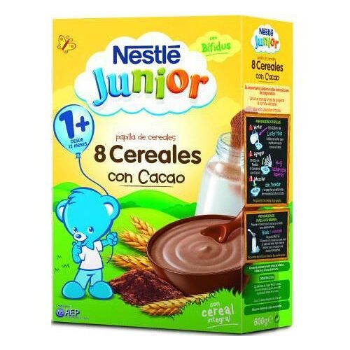 Nestle Nestlé Porridge De 8 Céréales De Cacao 600g 