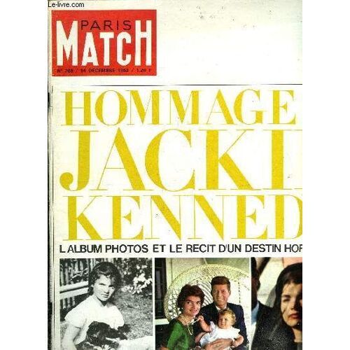 Paris Match N° 766 - Pourquoi Cela Va Mal A L Université, Nous Voulons Nous Rendre En Palestine, Le Souvenir De John Fitzgerald Kennedy, Dallas Une Ville De Série Noire, Les Gangs Ont-Ils Organisé L(...)
