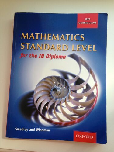 Mathematics Standard Level For The Ib Diploma