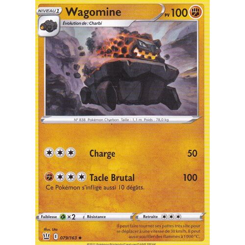 Carte Pokemon - Wagomine - 079/163 - Épée Et Bouclier 5 - Styles De Combat - Eb5 - Vf