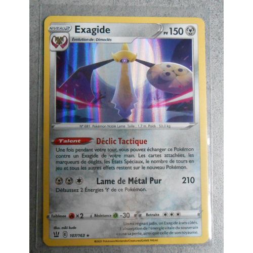 Exagide Holo 107/163 - Eb5 - Styles De Combat - Vf
